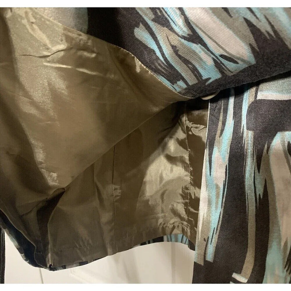 NWT Vertigo Paris double breasted trench coat Size XL jacket Artsy Fall Colors - Picture 4 of 10